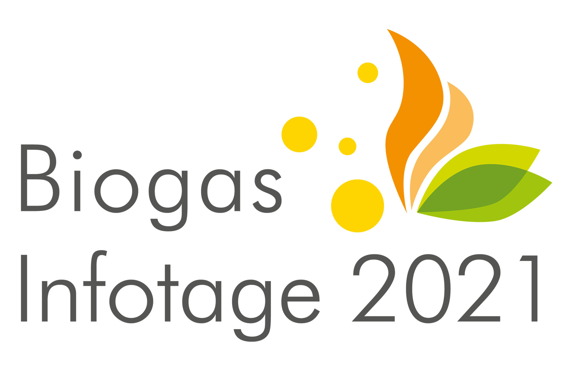Schrift zu Biogas Infotage 2021